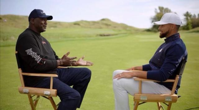 库里乔丹对谈:争强好胜是共性 高尔夫比篮球难